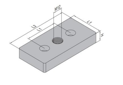 Flange for CP-40-ST profiles - 2