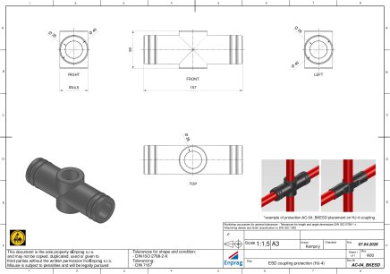 Protective cap for couplings AC-04BKESD - 4